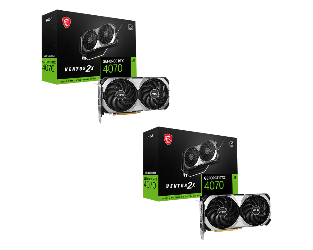 MSI GeForce RTX 4070 VENTUS 2X E 12G
